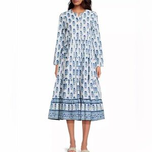 Anthropologie Ro's Garden Daphne Midi Dress